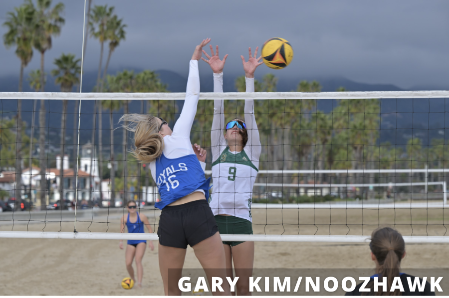 Girls Beach Volleyball Defeats Santa Barbara High